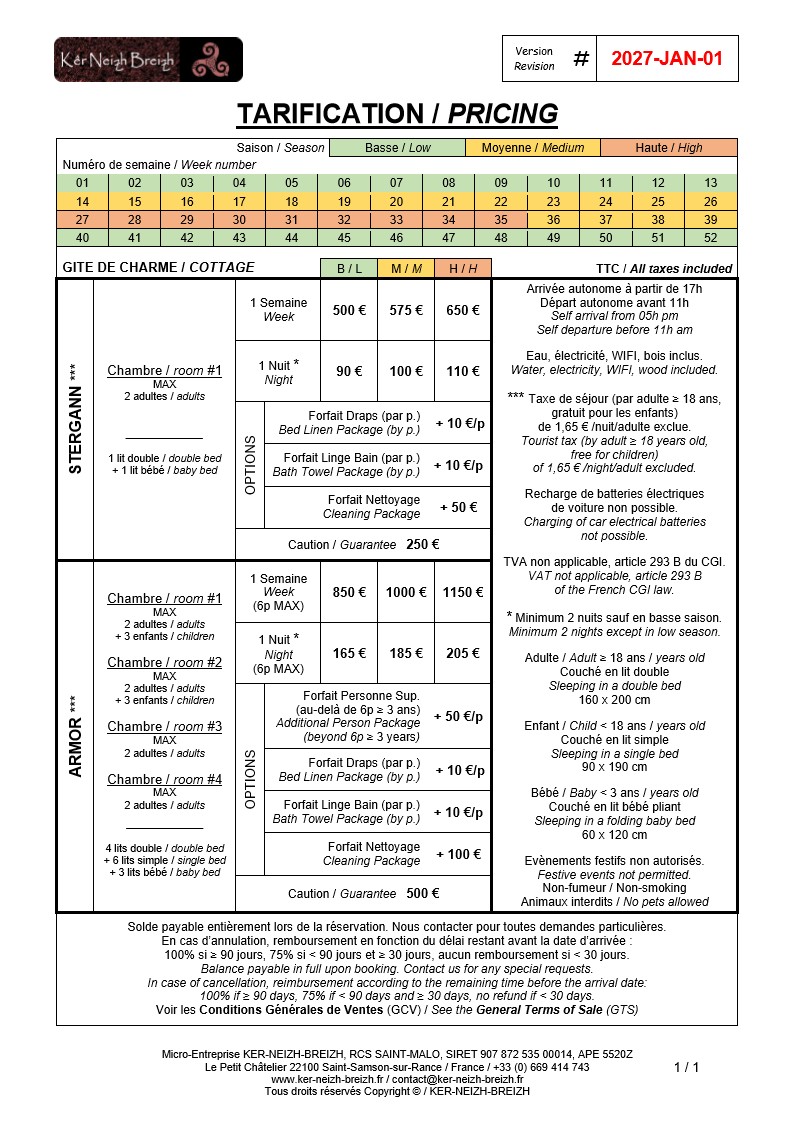 KNB TARIFICATION 2027-01